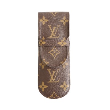 LOUIS VUITTON LV 路易威登 Etui Stylo 筆袋 棕色 原花帆布 M62990 【二手名牌BRAND OFF】