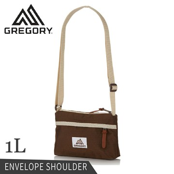 【GREGORY 美國 1L ENVELOPE SHOULDER斜背包《棕/淺米黃》】125406/側背包/腰包/休閒包