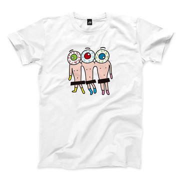 裸奔兄弟 - 白 - 中性版T恤