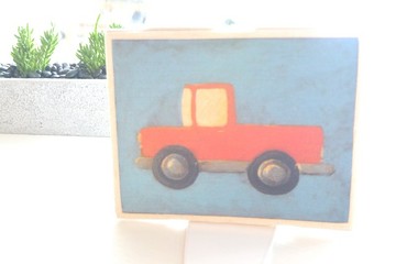 手感布卡片 - 萬用卡 - 卡車