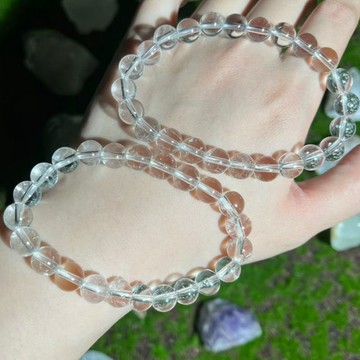 Amelia Jewelry丨天然白水晶手串丨白水晶丨水晶之王丨全脈輪