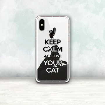 愛你的貓 二戰標語系列 支援各品牌手機殼CSAW14