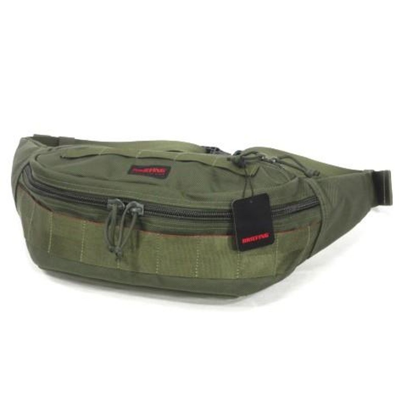 BRIEFINGブリーフィングショルダーバッグ マスターポッドグリーン