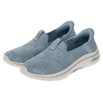 SKECHERS 女鞋 健走系列 瞬穿舒適科技 GO WALK ARCH FIT 2.0 - MARTHA STEWART (125338BLU)