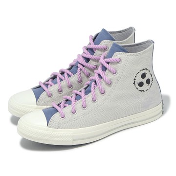x 火影忍者 帆布鞋 Chuck Taylor All Star HI 男鞋 女鞋 灰 佐助 聯名 A14837C