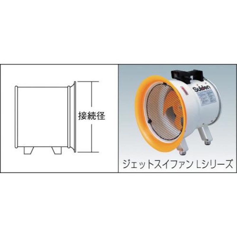 スイデン 送風機用ダクト フレキシブルレジューサーΦ２８０ SJFD-280L