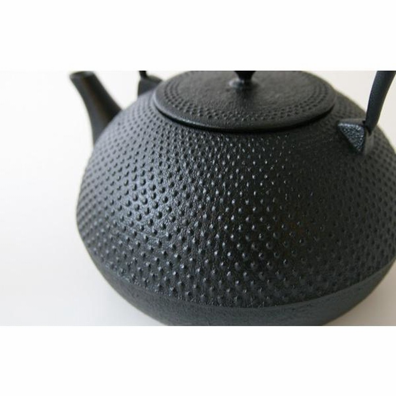 南部鉄器 鉄瓶 大 日本橋木屋 鉄瓶 大 水沢姥口 焼付漆 1.5L IH200V