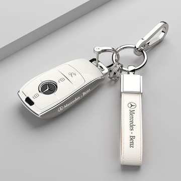 熱賣 BENZ賓士鑰匙套 適用於e300l glb220 glc300l gle350 c260l a200l賓士鑰匙殼