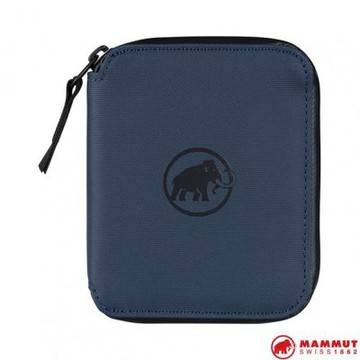 【MAMMUT 長毛象】 休閒拉鍊短夾.皮夾.錢包.鈔票匣.零錢證件包/ 2810-00081-5118 海洋藍
