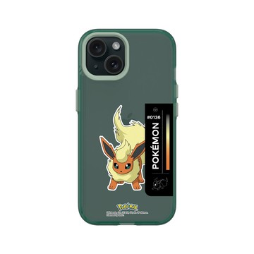 iPhone 15 Clear 憂墨綠 - 寶可夢 Pokemon - Pokémon Color-火伊布