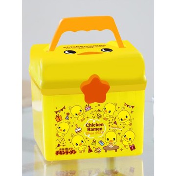 蠟筆收納盒小號卡通兒童玩具盒手提雙層塑料零食蠟筆盒積木收納箱