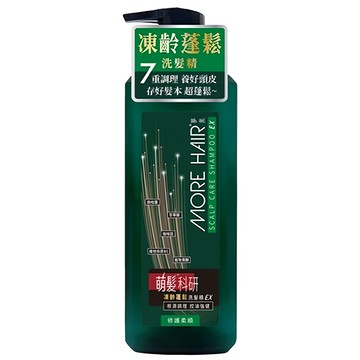 萌髮 科研凍齡蓬鬆洗髮精EX 修護柔順  500g  1瓶