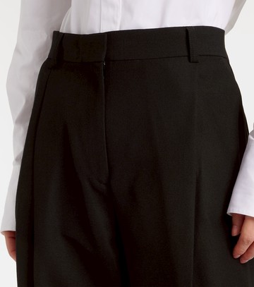 Toteme High-rise twill straight pants