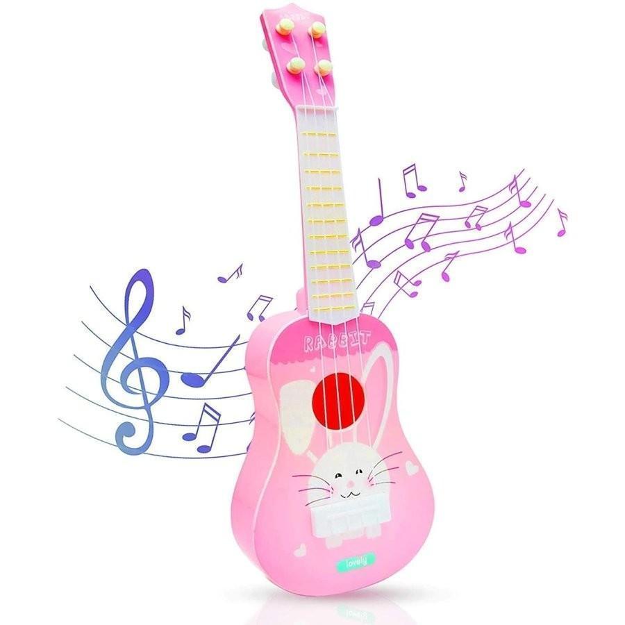子供用 ギター ミニ ウクレレ 初心者 ギター おもちゃ 知育玩具 楽器