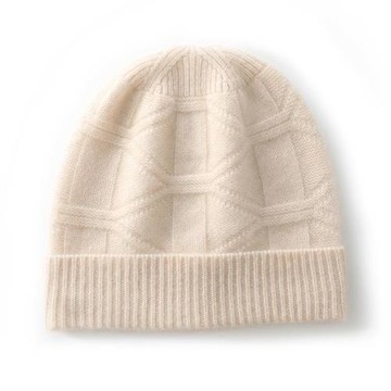 【米蘭精品】毛帽羊毛針織帽-純色花紋針織男女帽子5色74jr30