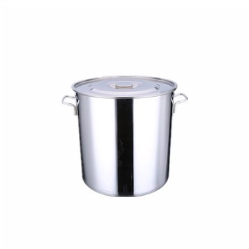 湯桶 商用不銹鋼桶帶蓋不銹鋼湯桶加厚加深大湯鍋大容量儲水桶圓桶油桶 【CM5271】