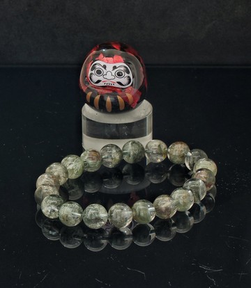 綠幽靈 9.6mm 水晶手鍊  ( HKA9216 )