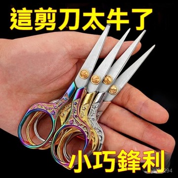 🔥臺灣出貨24H🔥德國不銹鋼剪刀辦公文具剪劉海剪綫頭手工剪紙傢用剪子hhfoof2311