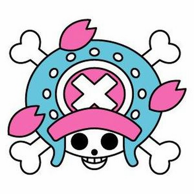 OPT22 チョッパー海賊旗 ワンピース ONE PIECE 転写ステッカー