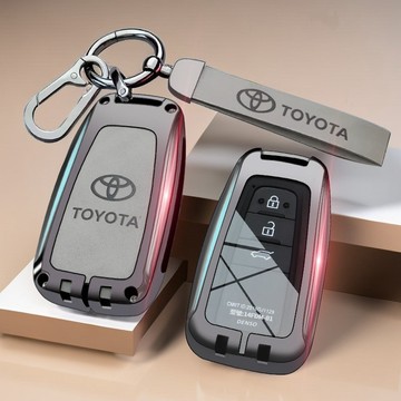 TOYOTA 鑰匙套 豐田鑰匙殼 鋅合金鑰匙包 Altis Camry Yaris Sienta 鑰匙套 鑰匙扣
