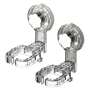 吸盤式掛勾 吸盤式吹風機支架2入組 共2色 (吹風機收納架 吸盤置物架 免釘免打孔 吹風機置物架)