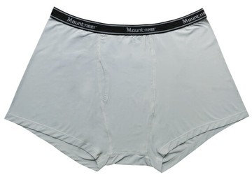 ├登山樂┤台灣MOUNTNEER 山林 男排汗開洞四角內褲 淺灰 #11K77-08