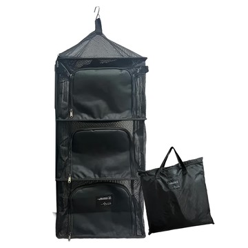 Ho-sè FAD 加大曬網籃 型鳥籠 黑色  4層  1組