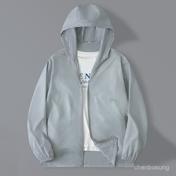 在臺🈶️貨防曬衣男夏季輕薄速幹冰絲涼感寬鬆休閒大碼防曬服男薄款夾克外套 MFS2