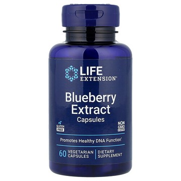 Life Extension, 藍莓提取物膠囊，60 粒素食膠囊