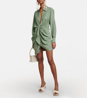 Jacquemus La Robe Bahia tie-detail minidress