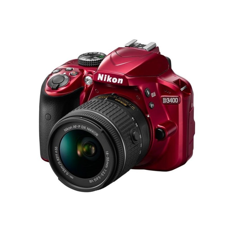 茄子紺 Nikon ニコン D3400 AF-P 18-55mm レンズキット レッド