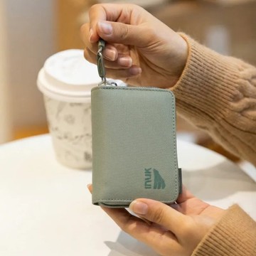 全境防水 機能卡夾包  Water_Shed Card Holder 龍井綠