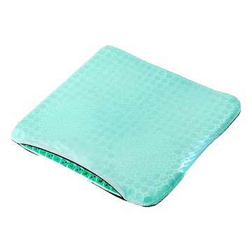 水凝膠坐墊 4代升級加密款  減壓久坐  冰涼透氣  42 x 37 x 3cm  綠色