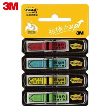 3M 684-SH 抽取式 箭頭標籤 Sign Here【APP滿額下單10%點數(單一帳號最高1000點)】9/30止