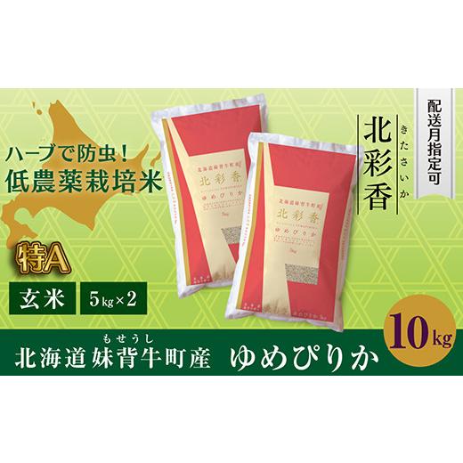 ふるさと納税 北海道 妹背牛町 B010 令和５年産 妹背牛産新米玄米10kg 3月発送