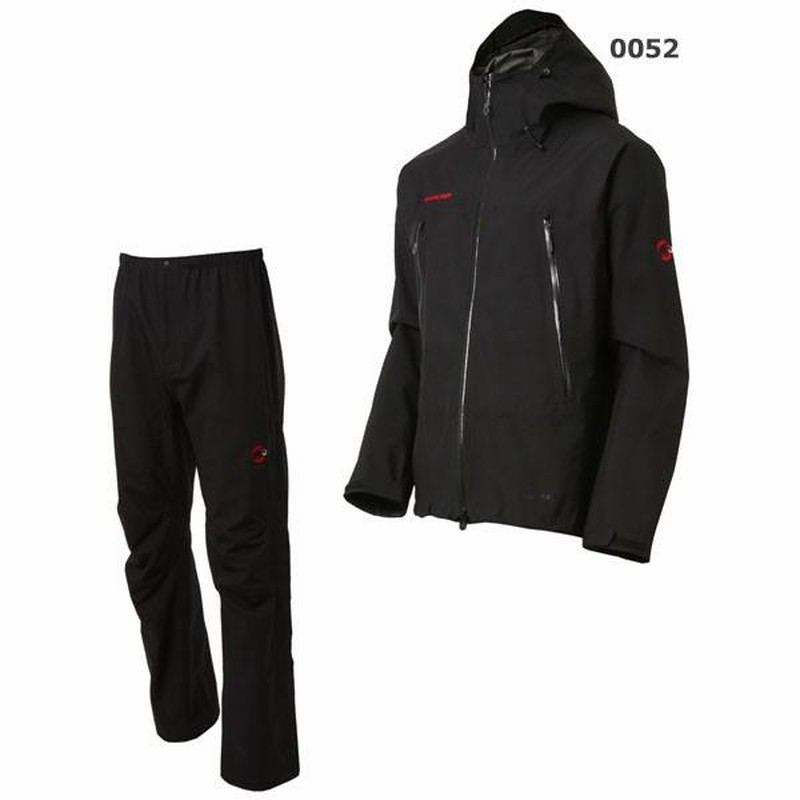 ◇◇ ＜マムート＞ MAMMUT CLIMATE RAIN-SUITS MEN アウトドア 登山 ハイキング ハードシェル レインウェア 上下セット  ウェア メンズ 1010-26550 | LINEショッピング