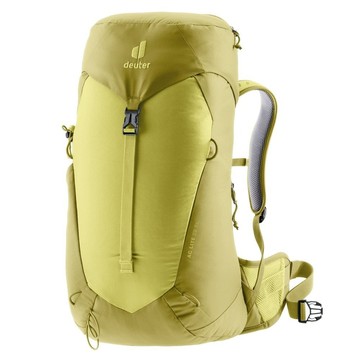 Deuter 女性專屬 AC Lite 透氣排汗網架直立式登山背包22L (窄肩款).負重+背部快乾系統/3420324 黃綠