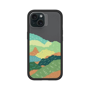 iPhone 15 Mod NX 黑 - 花花草草 / Flowers & Plants - 暖意森林