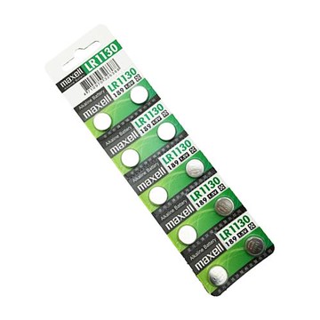日本品牌水銀電池 maxell LR1130鈕扣型水銀電池 (30入)