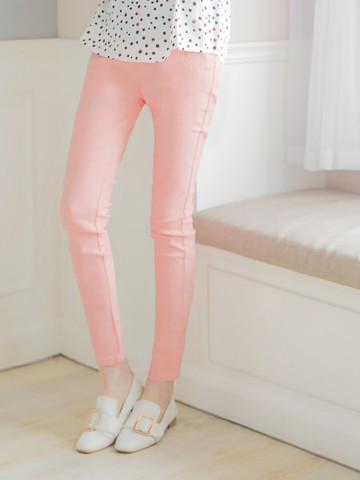 魔術360~內磨毛合身窄管孕婦長褲/鉛筆褲