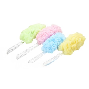 KEYTOSS 詰朵斯 專利泡泡 沐浴刷 短 可重複使用  顏色隨機  1入  1個