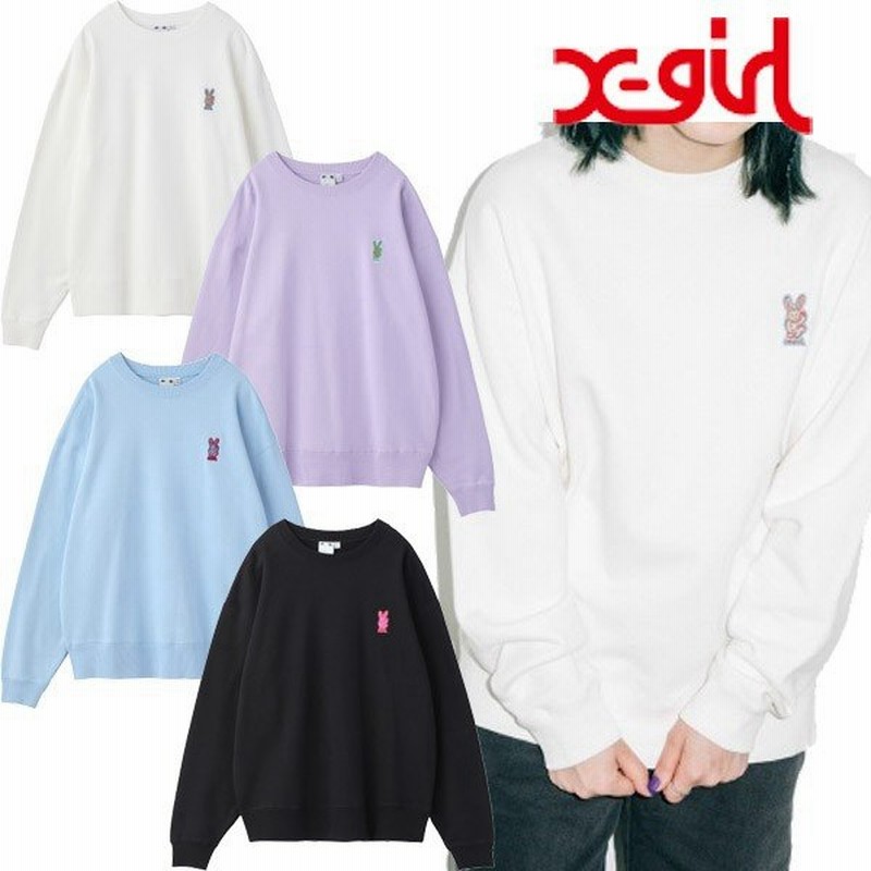 Sale セール エックスガール X Girl Bunny Embroidery Crew Sweat Top バニー エンブロイダリー クルー スウェット トレーナー ブランド レディース 通販 Lineポイント最大0 5 Get Lineショッピング