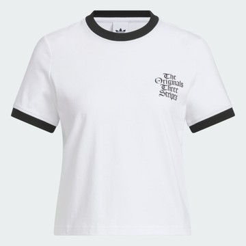 Adidas 愛迪達 Og W Tee Ss 2 KT3060 女 T恤 運動上衣 休閒短袖 白 亞版 純棉