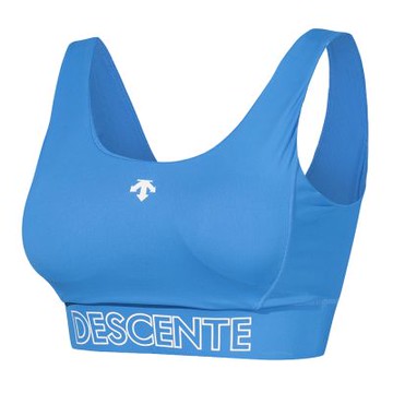 【DESCENTE】迪桑特 女士 中度支撐運動內衣 瑜珈 健身(O32TBR71BL)