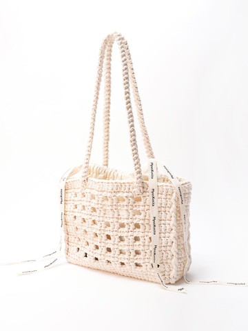 Ecrin Net bag -beige