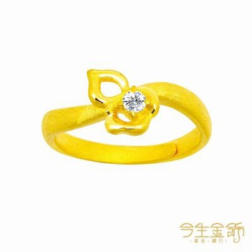 今生金飾 福氣大發戒 黃金戒指