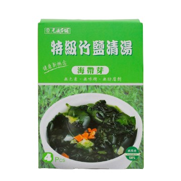 【純素】元歲本舖特級竹鹽清湯(海帶芽)22g