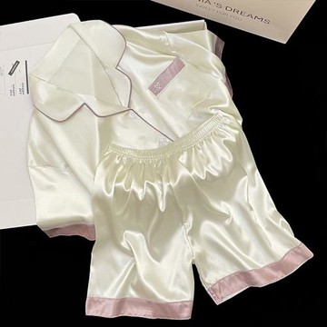 冰絲睡衣女夏季短袖短褲家居服套裝2026年新款薄款兩件套簡約可愛