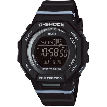 CASIO 卡西歐 G-SHOCK 計步藍芽手錶 柔和色調女錶 GMD-B300-1
