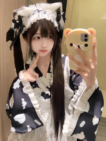 Lolita頭飾女貓耳朵cos發箍洛麗塔獸耳發帶漫展女仆發飾萬聖節【淘夢屋】